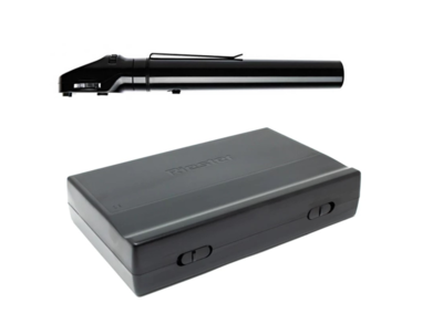 Oftalmoskop Riester e-scope® LED 3.7 V, černý, v pouzdře - 1