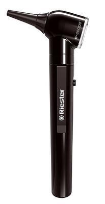 Otoskop Riester e-scope ® F.O. XL 2.5 V, černý v pouzdře - 1