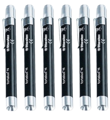 Svítilna Riester ri-pen LED černá, 6 kusů - 1