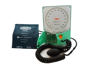 Bezrtuťový profesionální tonometr Accoson Greenlight 300 - zelený - 2