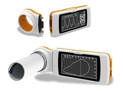 Spirometr MIR Spirodoc Spiro s turbínou pro opakovatelné použití - 3