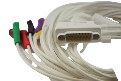 EKG pacientský kabel Cardioline pro ECGxxxx, 10 svodů, patentky - 3