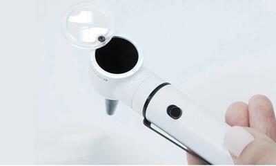 Otoskop Riester e-scope ® F.O. XL 2.5 V, bílý v pouzdře - 4